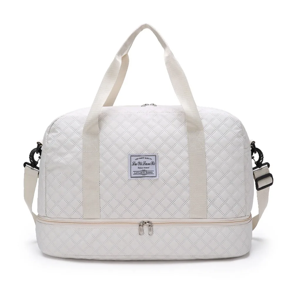 

Oxford Carry On Travel Bag Wet Dry Separation Foldable Storage Handbag Waterproof Large Capacity Sports Fitness Bags Outdoor