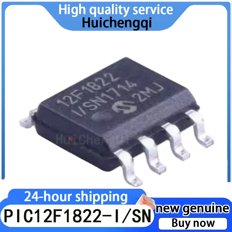 5PCS Original Genuine PIC12F1822-I/SN 12F1822 Package SOIC-8 MCU Microcontroller