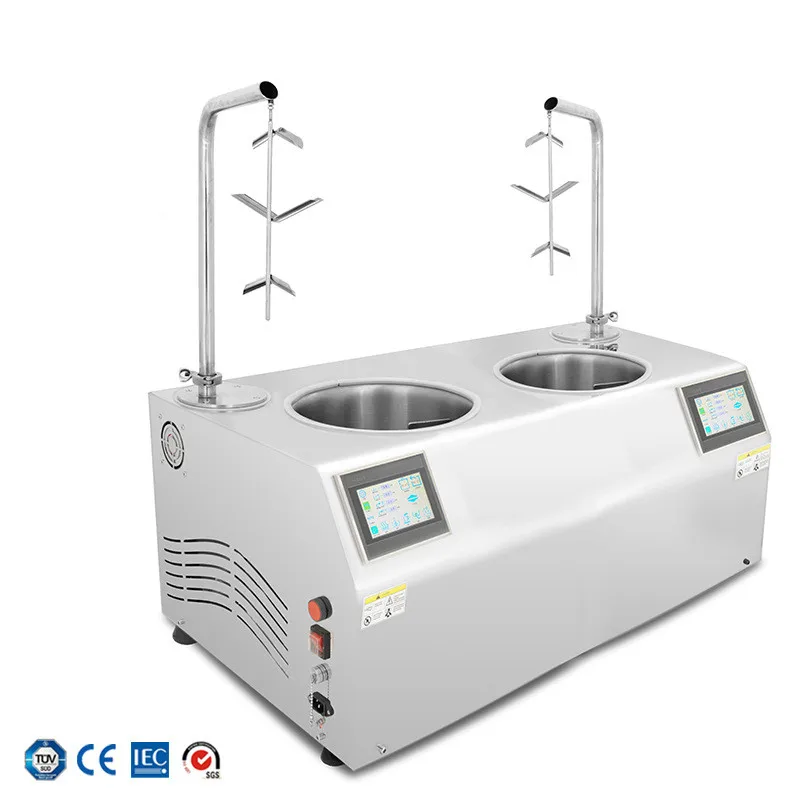 chocolate tempering melting machine strawberry cookies coating chocolate melting machine