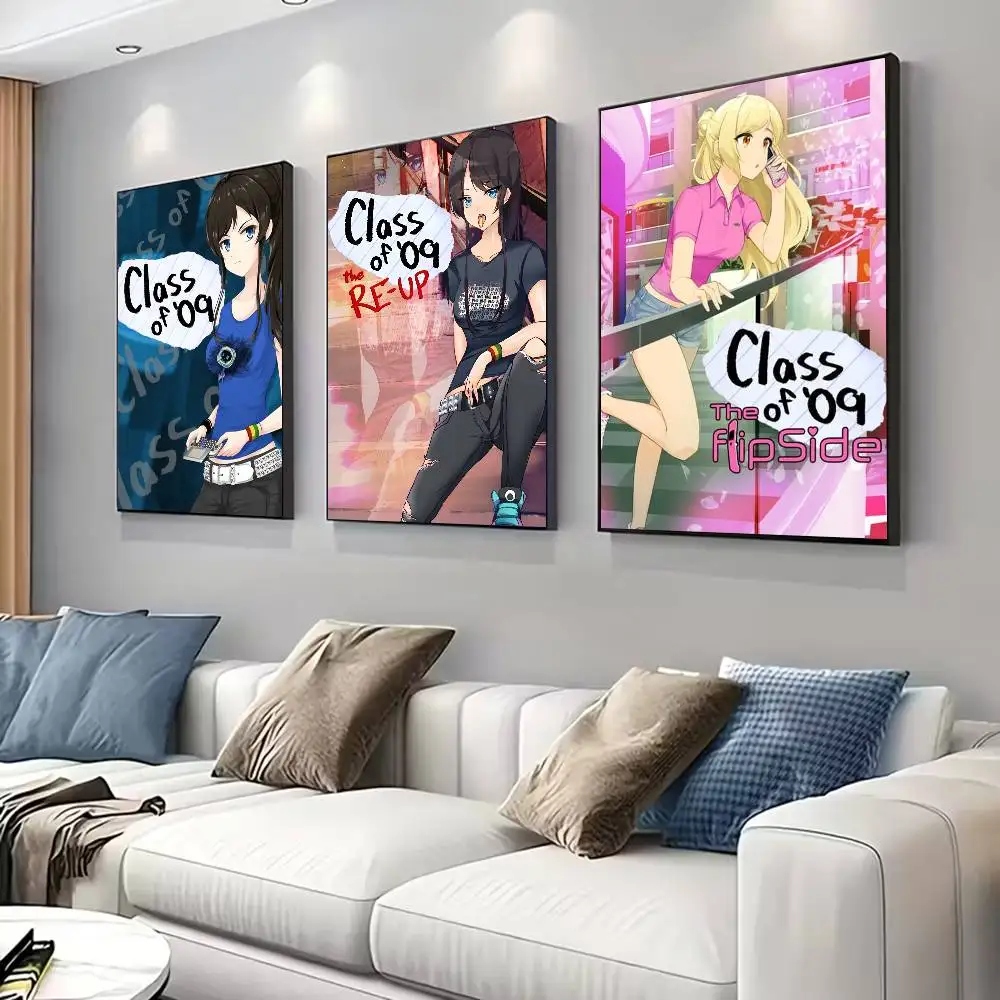 Game Class of '09 the F-Flip S-Side Poster for Modern Decor in Home Offices, Bedrooms, Living Rooms, Kitchens, Bathrooms.