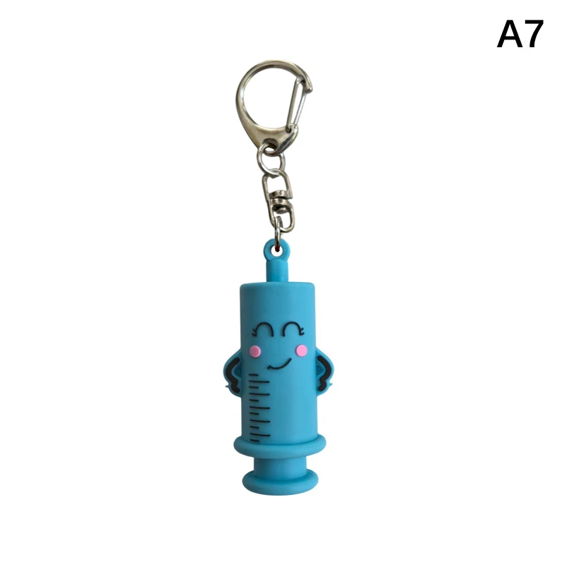 1 STKS PVC Ampul Flesopener Sleutelhanger Spuitvormige Cutter Verpleegkundige Arts Aid Medicatie Flacon Breaker Tool