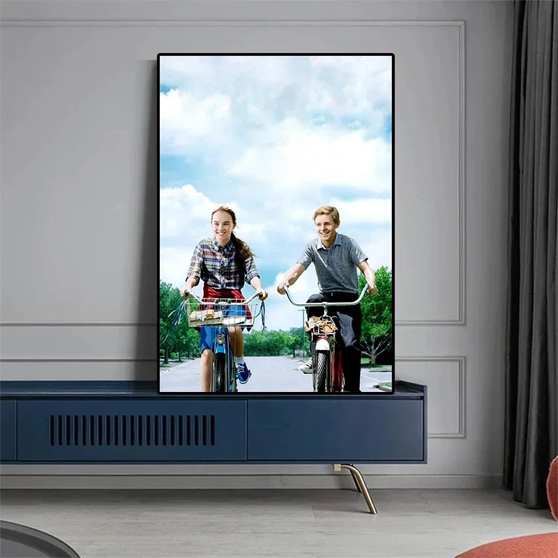 ملصق قماش جمالي كلاسيكي لتزيين جدران المنزل ، صورة معكوسة ، تصميم حب ، فن غرفة المعيشة ، صورة بار ومقهى #4