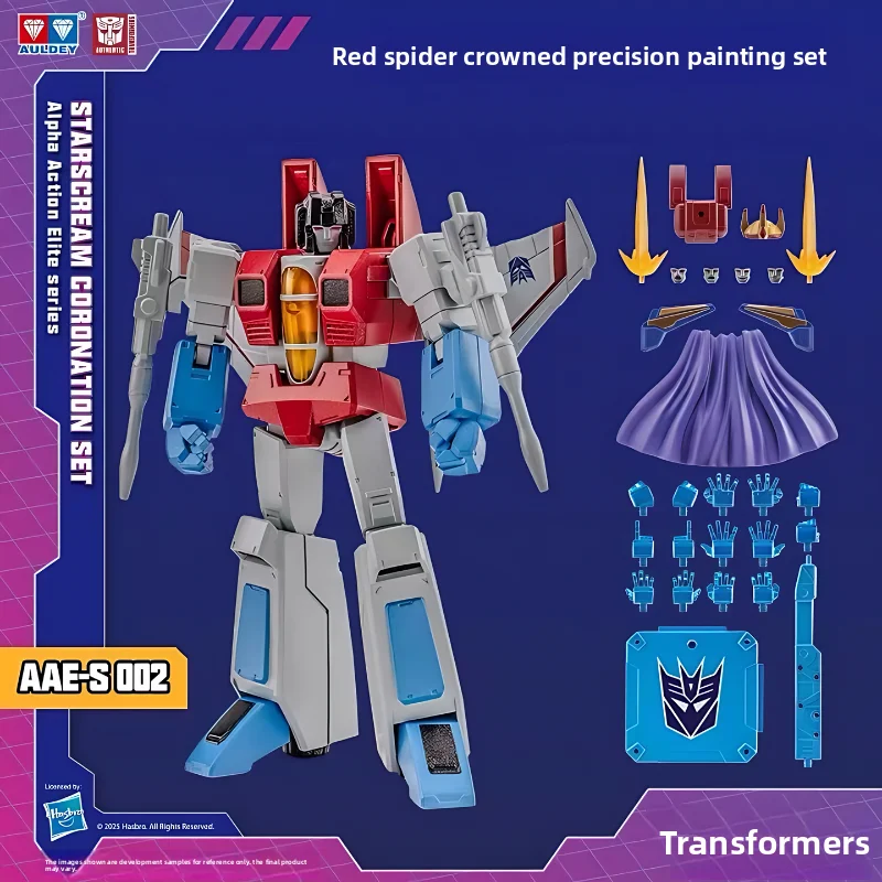 مجموعة طلاء AULDEY AAE Transformers G1 Optimus Prime Starscream Coronation Mirror Soundwave Premium - هدية للأولاد والبنات