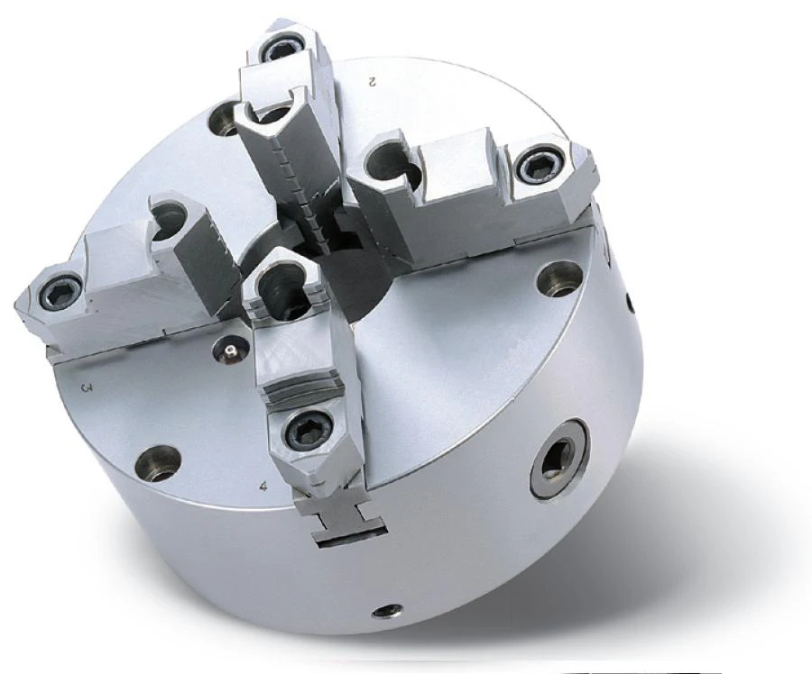 

Four-jaw chuck, Chinese manufacturer produces and sells high-speed K12 steel series 4-jaw self-centering hollow chuck