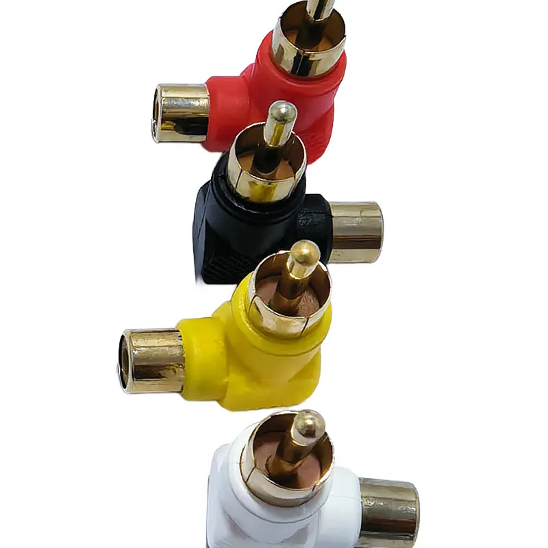 RCA Female to RCA Female Audio Video Cable Jack Plug Connector RCA to RCA Adaptateur de barre de son TV DVD