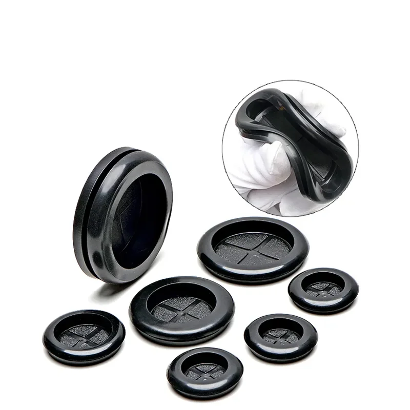 Snap in Seal O-ring Protective Ring Sealing Cap Ordinary Rubber One-sided Protective Threading Gasket Hole Plug Buckle Type