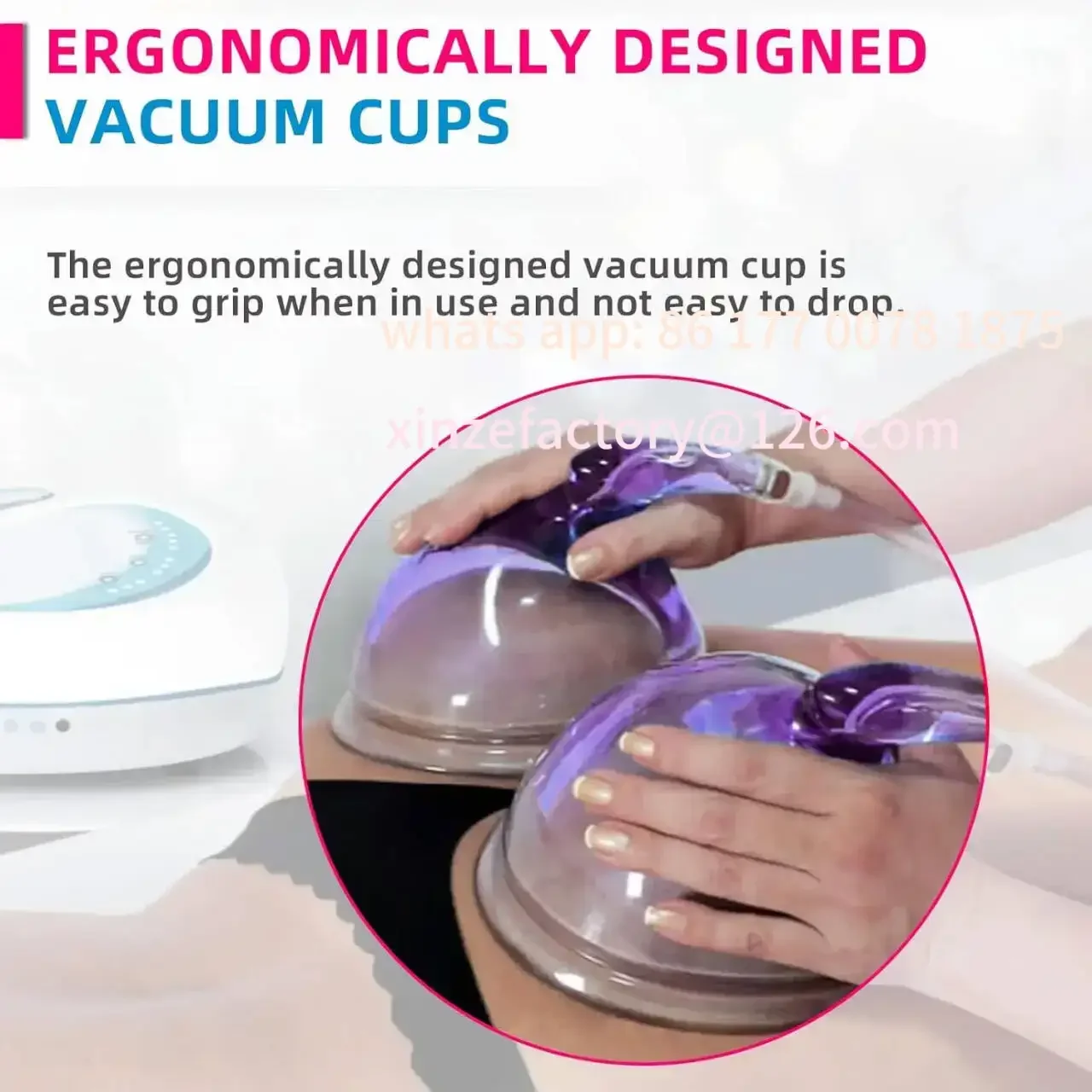 

Customizable 2pcs Butt Chest Enlargement Vacuum Suction Cup EnlargeGluteal Cupping Machine Accessories