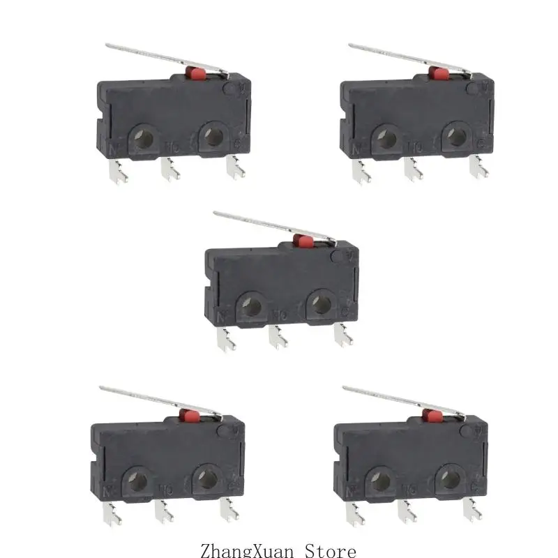 Schnappkontakt-Mikroschalter-Kontakttaste, KW11 KW12-Steuereinheit mit Kunststoffgehäuse, Metallkontakten und Nennwerthinweis – Detail 9