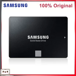 SAMSUNG-disco duro interno de estado sólido, SSD 870 EVO, 250 GB, 500GB, HDD, SATA3, 2,5 pulgadas, portátil, PC de escritorio, MLC, 250 GB