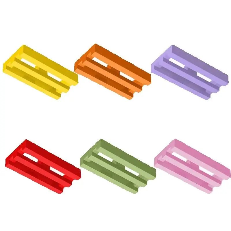 100pcs 2412 Tile Special 1 x 2 Grille Buildings Blocks Toys Compatible High-Tech Assembles Particles Housing Drive