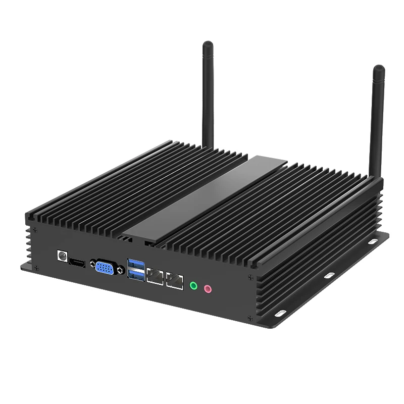 2025 جديد Core I5-3317U RS323، RS485 Gabigit Ethernet LAN Port Win10/Ubuntu 20.4 Os Industrial Iot Mini Pc Edge Compute