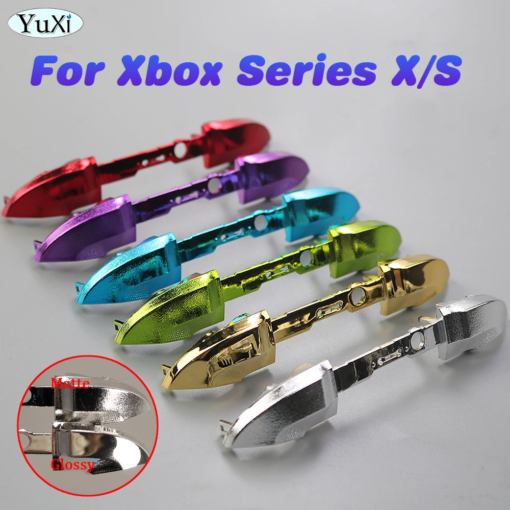 

1Set For Xbox Series X/S RB LB Bumper Trigger Button Chrome Planting L R Button Key Gamepad Controller Replacement Accessories