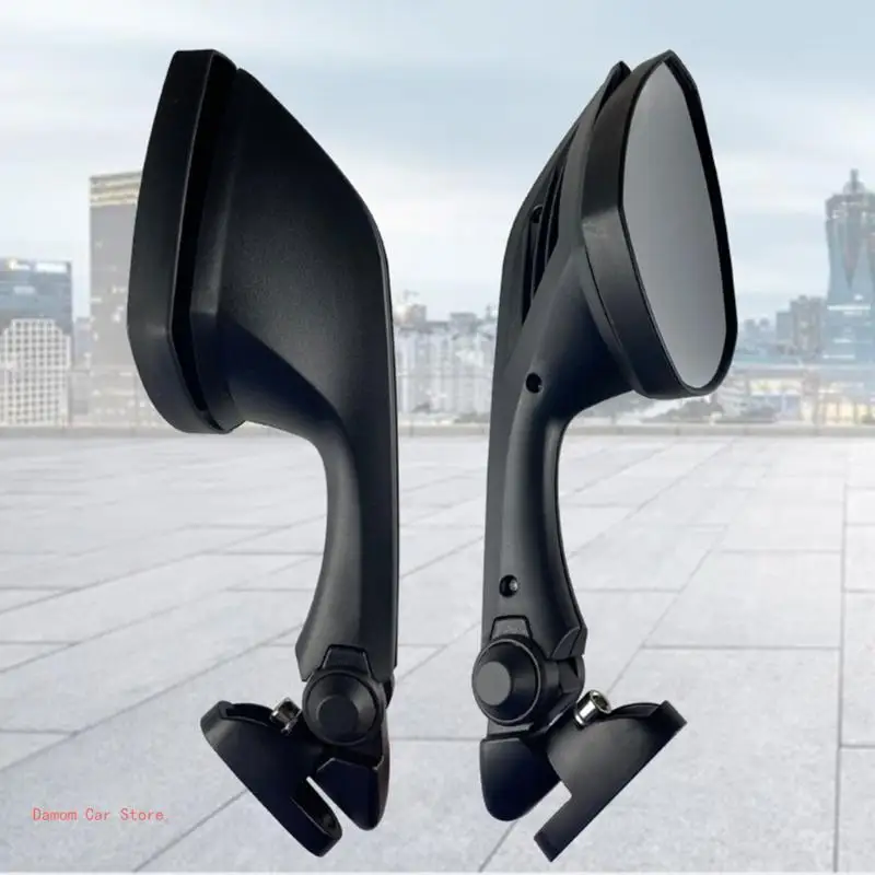 1Pair Motorcycle Mirror Scooter E-Bike Rearview Mirrors Electrombile Side Mirror