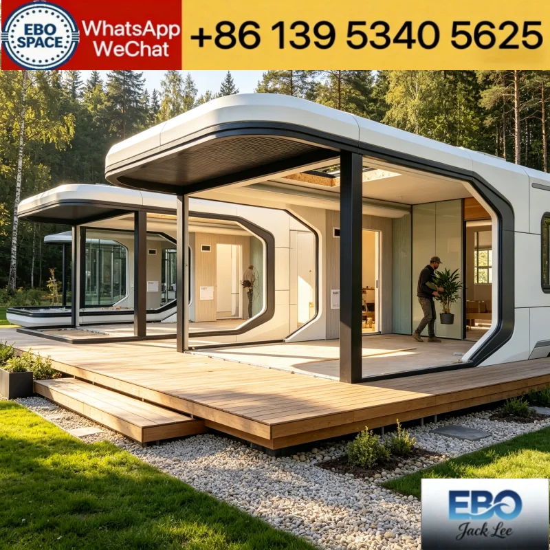 Energy Saving Apple Cabin Prefab Capsule House Windproof Anti-Corrosion Modular Homestay Tourist Accommodation