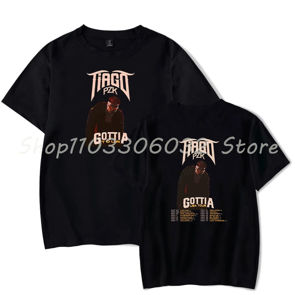 Tiago PZK T-Shirt GOTTI A Tour Merch Women Men Crewneck Short Sleeve Fashion Tee