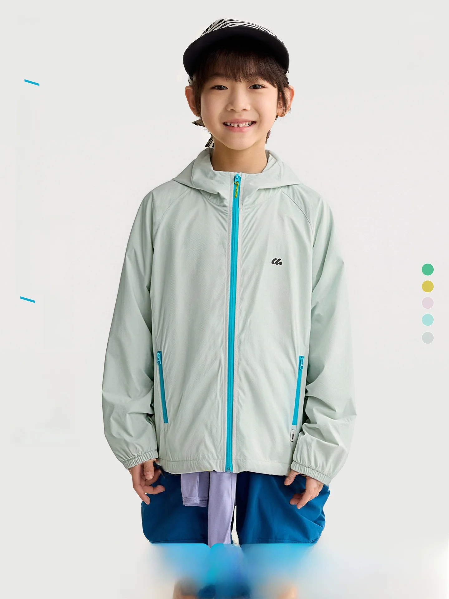 

Purrfect Diary Children's Jacket Lightweight Spring Summer Style for Boys And Girls 10-14 Years Old Windproof Waterproof