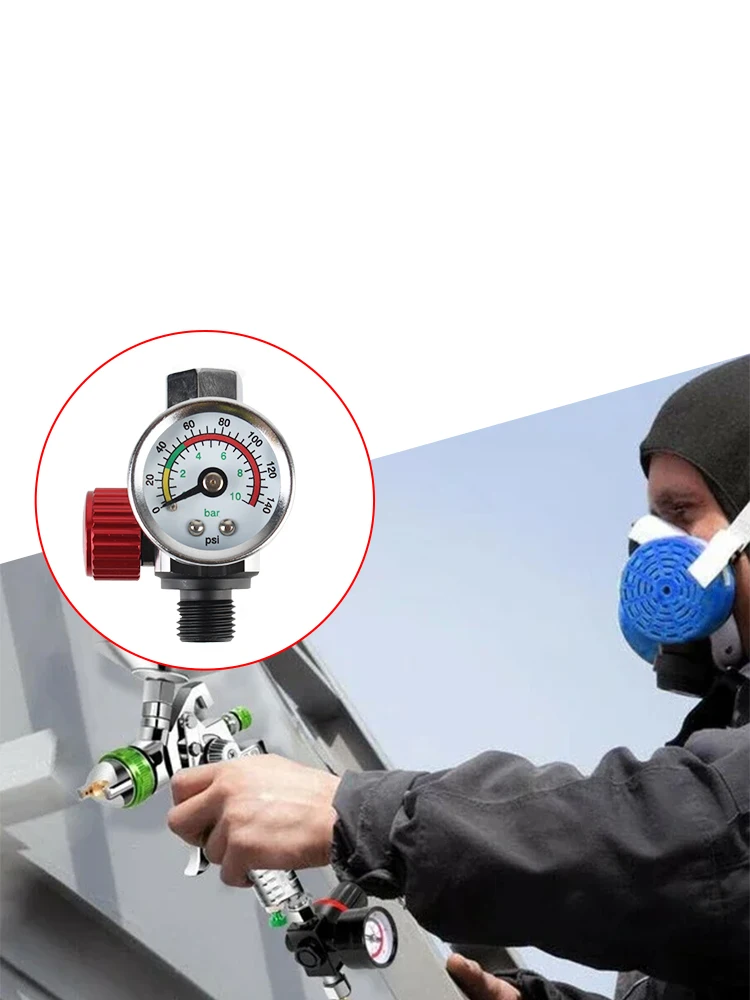 Spray Paint Guns Air Pressure Regulator Air Pressure Gauge For Spray Guns Spray Paint Guns Pressure Regulating