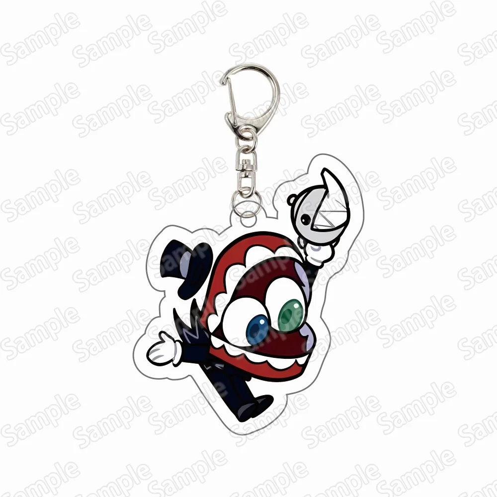 Magical Digital Circus New 6cm Acrylic Standee Keychain Set Cartoon Character Ornament Bag Pendant Anime Fan Gift