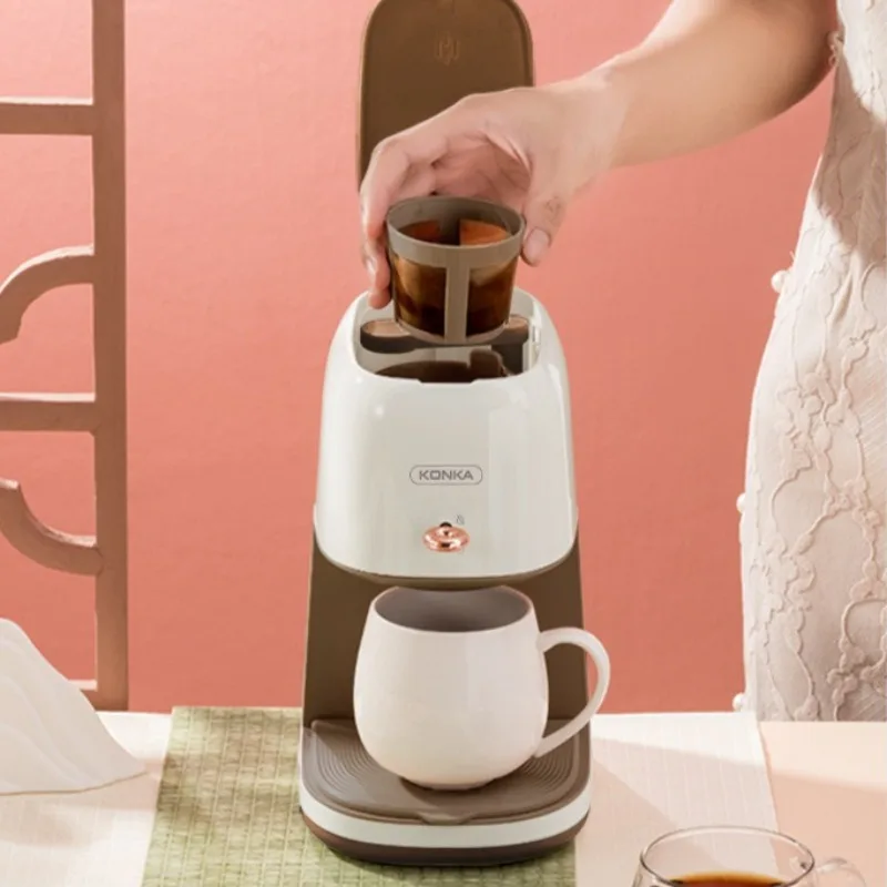 New Coffee Makers Kitchen Americano Semi-automatic Home Portable Small Office Extraction Tea Making Machine Filter Separation