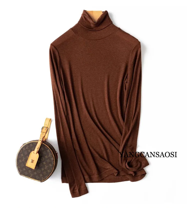 Mocha high neck