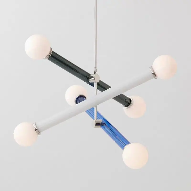

Modern Minimalist Wrought Iron LED Pendant Light Popular Internet Item Three-layer Bedside Minimalist Eye Protection