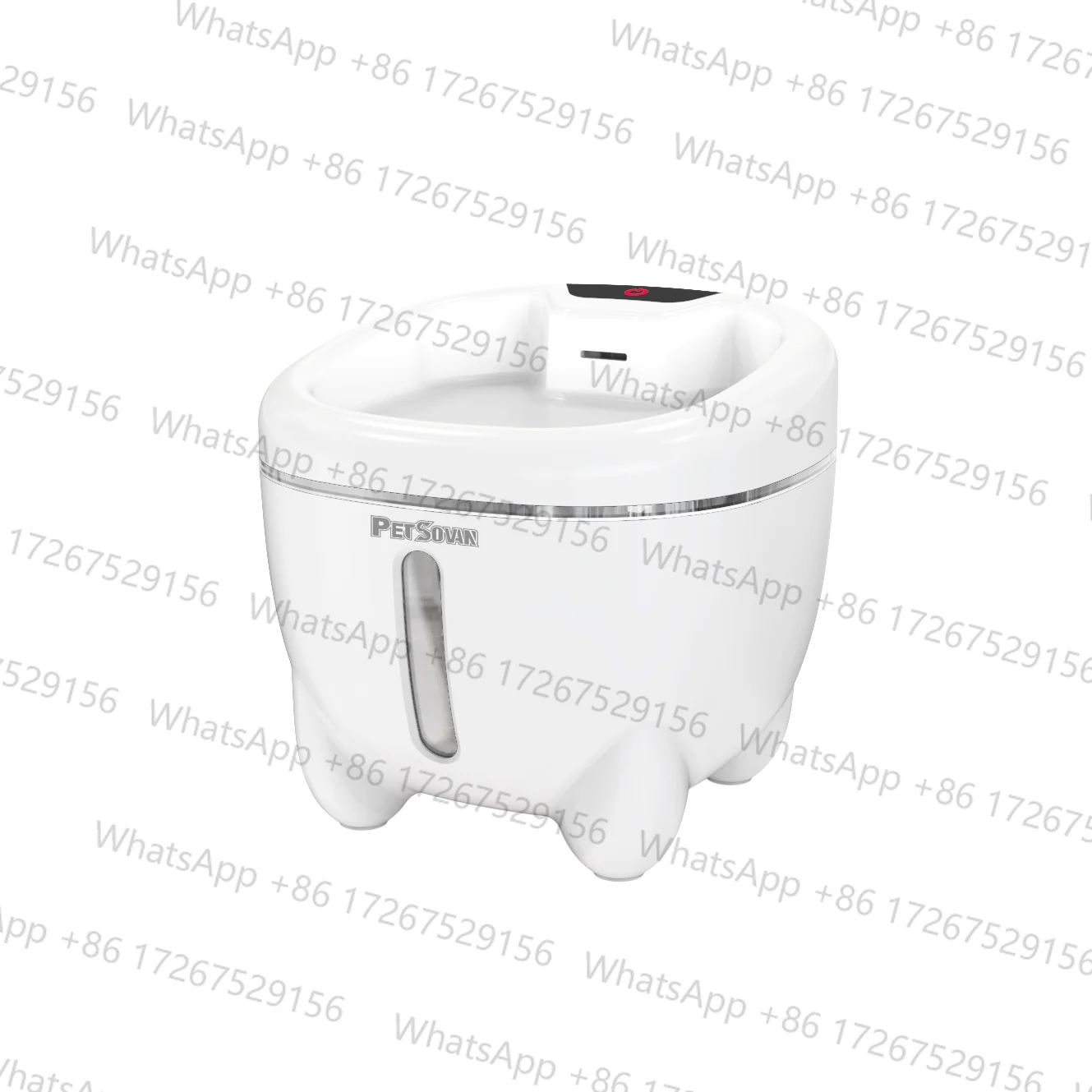 3L Intelligent Stainless Steel Pet Water Dispenser Portable Stylish Charge-Powered Water Feeder Water Pet Bowls Feeders