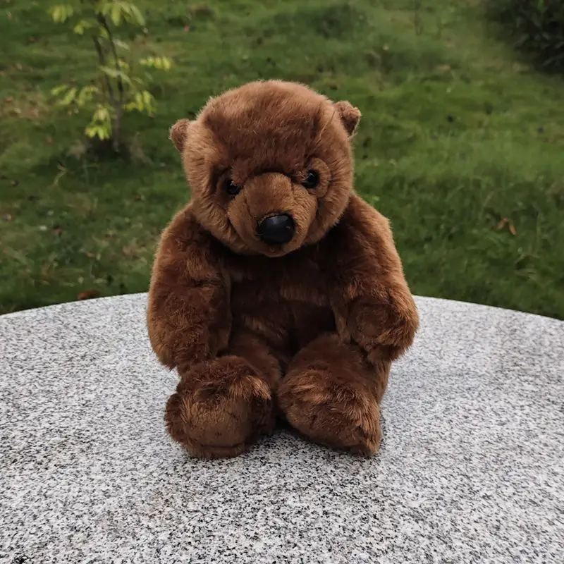 

Simulated Brown Bear Dolls Cute Little Bear Plush Toys Grizzly Bear Cloth Dolls Simulation Stuffed Doll Kawaiii Toy Gifts