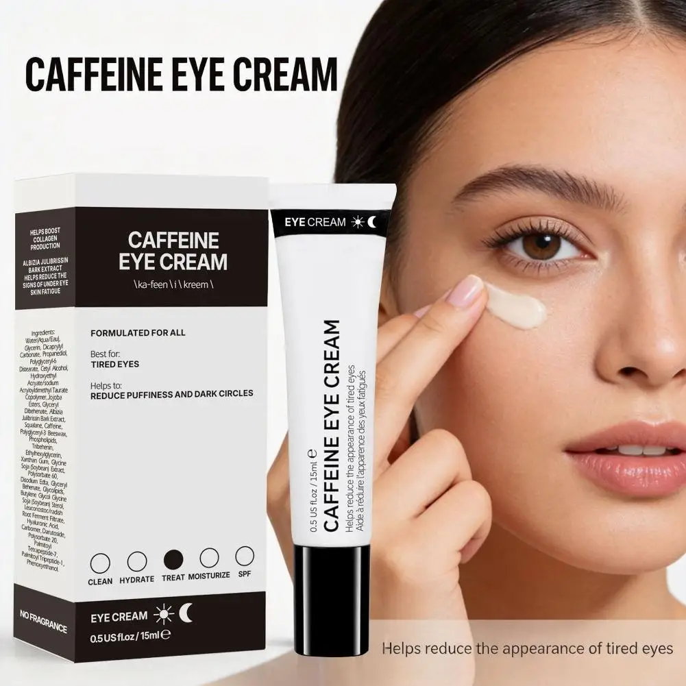 La crème pour les yeux à la caféine peut soulager la fatigue des yeux et de la peau, améliorer les cernes et les poches, convient à tous les types de peau.