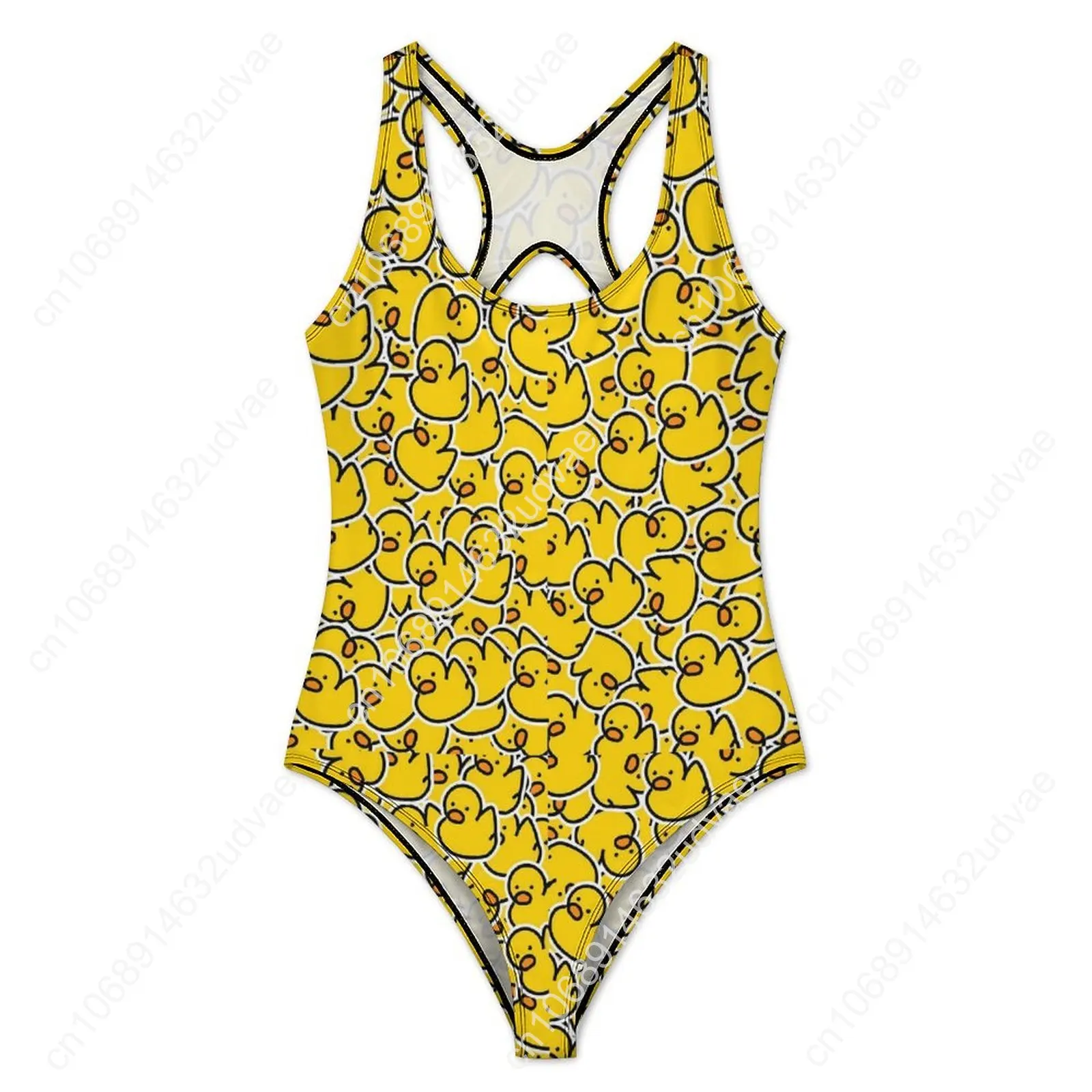 Traje de baño de patos de goma, traje de baño de realce de animales, traje de baño de una pieza para vacaciones, traje de baño de diseño Sexy, ropa de playa de talla grande