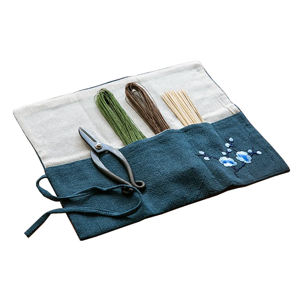 Japanese ikebana Florist Flower Arrangement Tool Kit Professional Potted Plants Pruning Branch Cutting Tools With Storage Bag