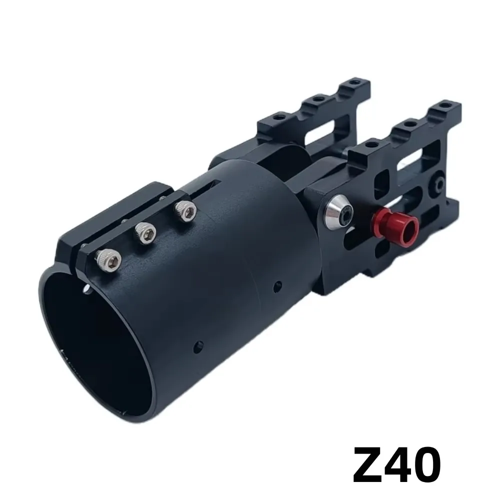 CNC All Aluminum Alloy Large Plant Protection Multi Axis Frame Accessories Arm Parts D40/50mm Pipe Jacket Folding Aluminum Parts