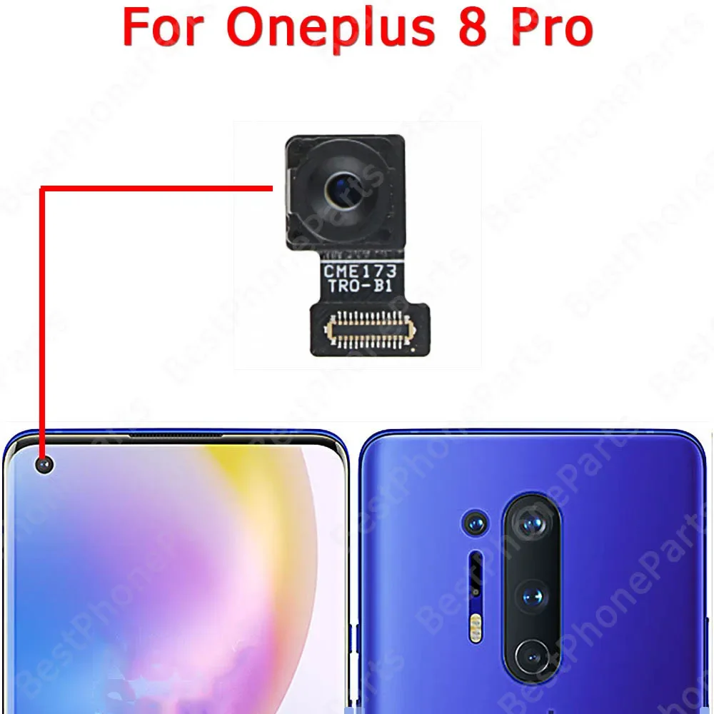 Selfie Rear Big Front Back View Camera Module For Oneplus 8 Pro 1+ 8T 5G One Plus Repair Replacement Spare Parts