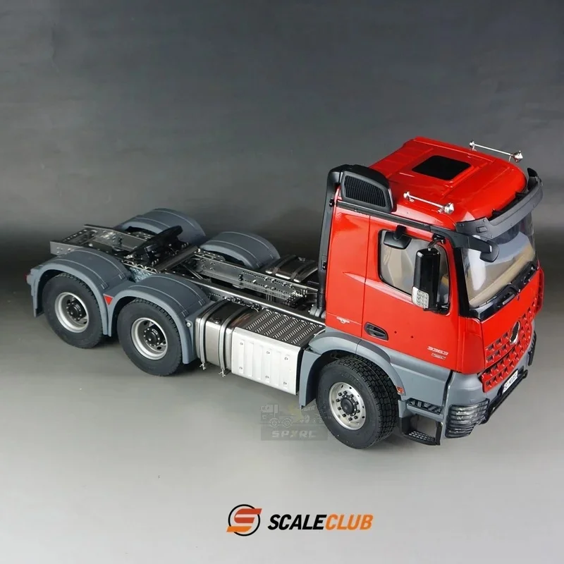 Scaleclub Model  1/14 For Mercedes-Benz 3363 Upgrade 6X6 6X4 All-metal Chassis   For Tamiya  RC Trailer Tipper Car Diy Parts