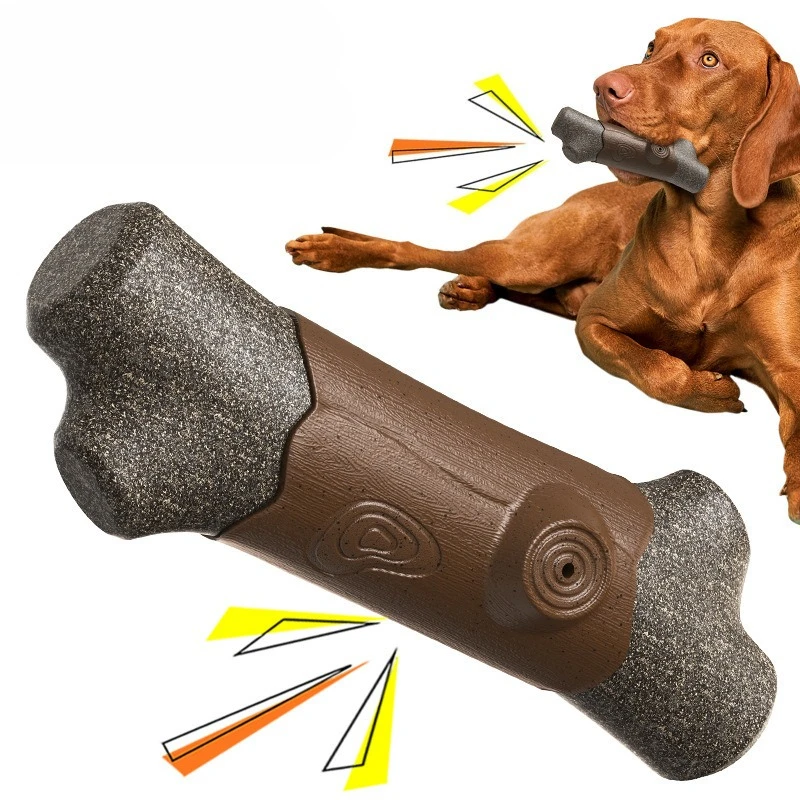 

Pet missed food dog grinding teeth branches chewing toys can't bite bad vent bite-resistant cat and dog toys