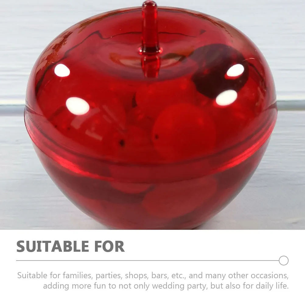 

24Pcs Apple Shape Candy Boxes Storage Containers for Christmas Wedding Party Favors Gift Packaging Bright Decorative Treat Cases