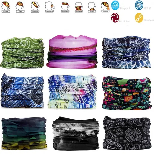 2101Pañuelo Unisex para escalada y senderismo, gorros deportivos, pañuelos, turbante para motocicleta, banda de mano, bufandas mágicas, diadema para ciclismo al aire libre, máscara
