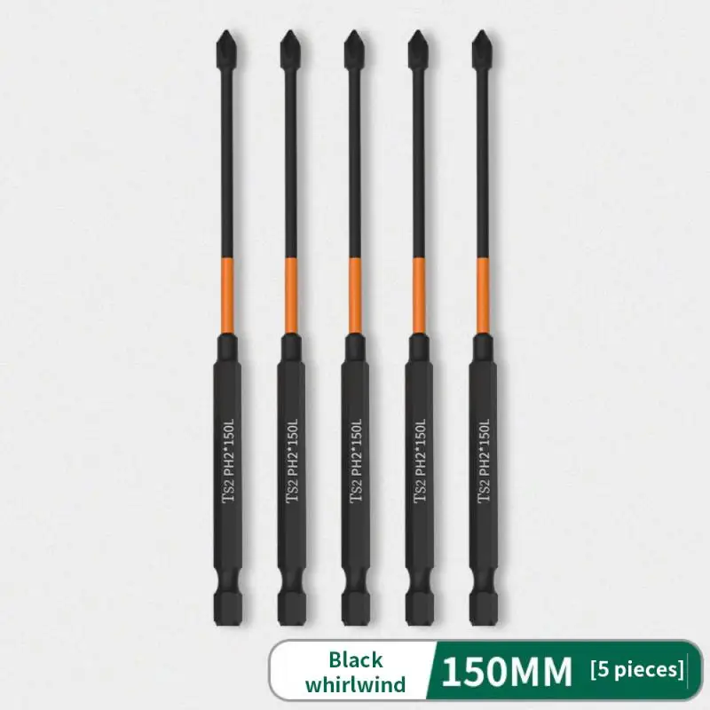 PH2 Magnetic Cross Bit Set Special Slotted Cross Phillips Impact Batch Head Hardness Screwdriver Bit Screw Driver Hand Tool