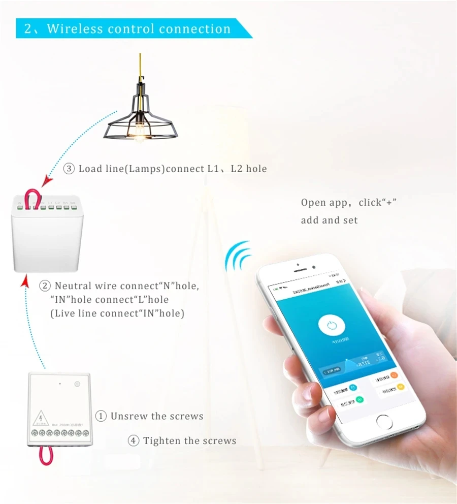 Original Aqara Wireless Relay Module Two-way Control Double Channels Switch Controller Smart Light For Mi Home Apple HomeKit