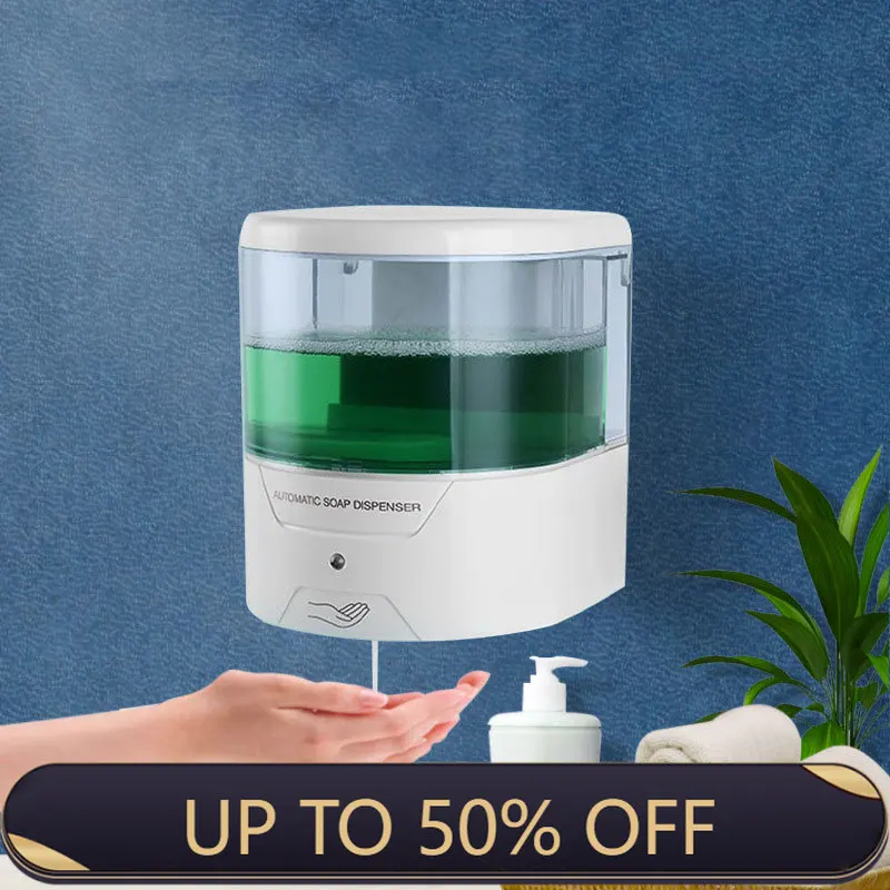 600ml-induction-automatic-soap-dispenser-intelligent-electric-hand-sanitizer-wall-mounted-soap-dispenser-cup