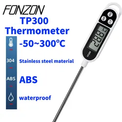 Kitchen Digital Cooking Thermometer -50~300℃ Meat Food Temperature Tester for Cooking /BBQ/Milk TP300 Food Thermometer