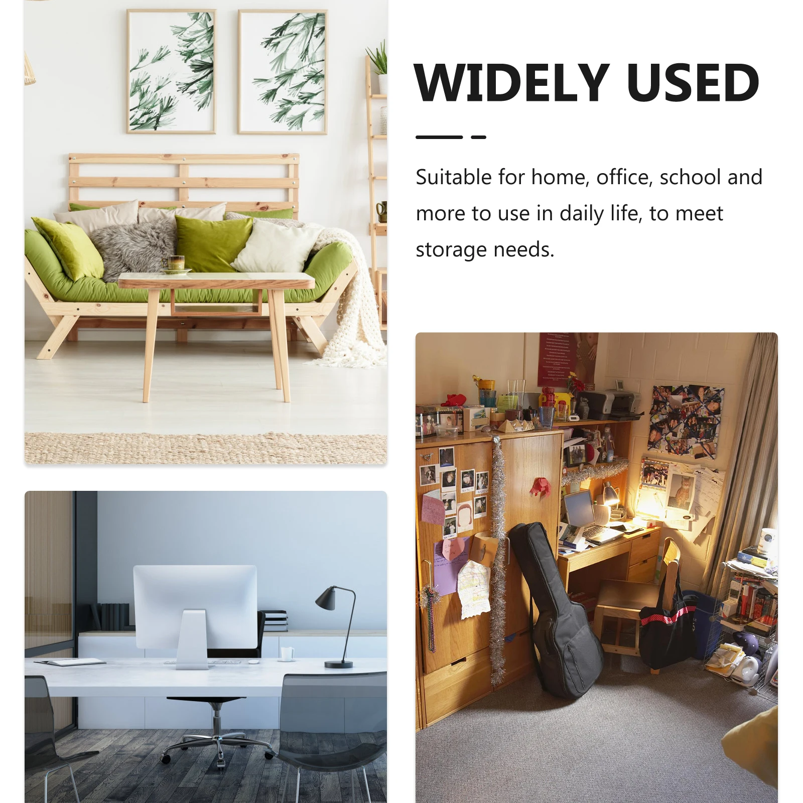 

12Pcs USB Flash Drive Storage Case Window Design Durable Tinplate Organizer for Home Office School Small Item Storage