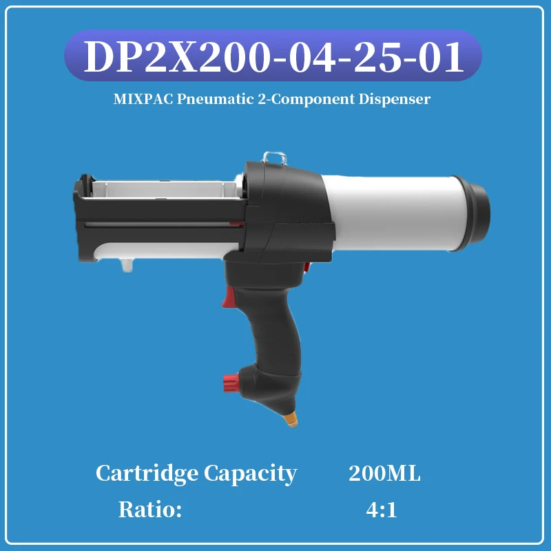 

Sulzer Mixpac Dispensers DP2X 200-04-25-01 200ML 4:1 Pneumatic 2-Component Glue Gun
