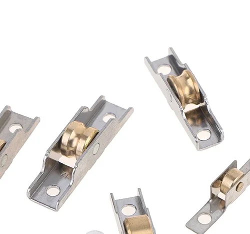 1pc Stainless Steel Window Pulley Glass Upperand Down Pulleys Wheel Sliding Door Roller Runner Mute Wheel Track Pulley Furniture