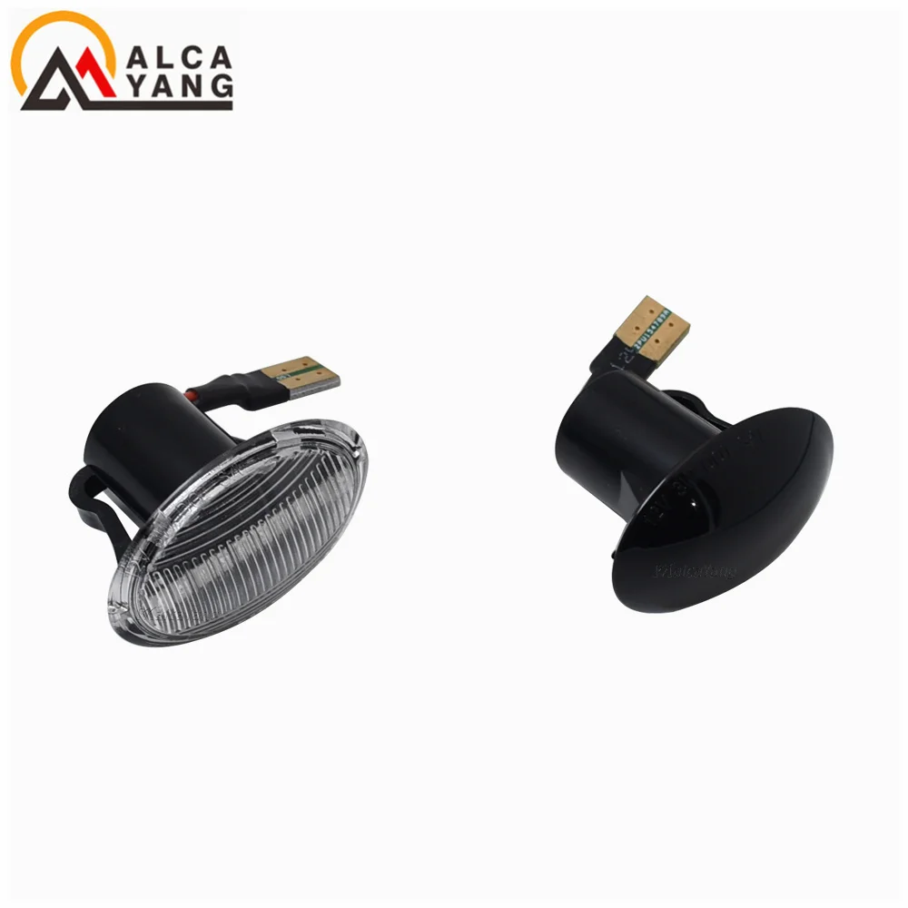 2X LED-Seitenmarkierungsleuchte Blinkleuchte Klar für FIAT 4S 63 3P NUOVA 500 ABARTH Ford KA DESDE Lancia YPSILON Maserati – Detail 17
