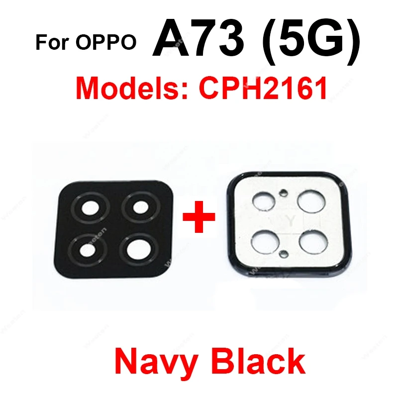 

Рамка объектива задней камеры для OPPO A73 5G CPH2161, держатель крышки объектива задней камеры, запасные части