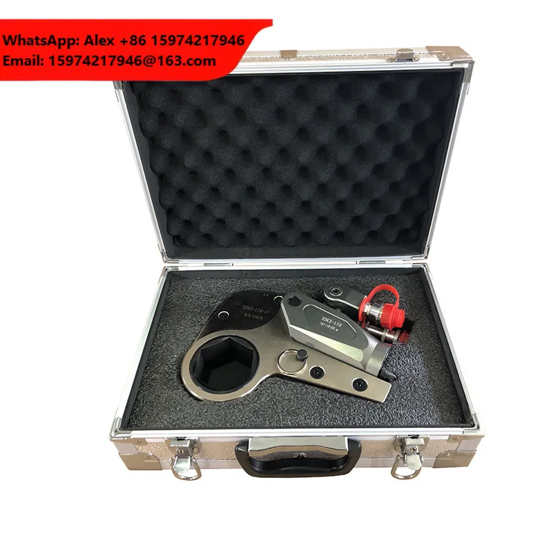 Professional BHW-2 228-2278N.m Torque Wrench Low Profile Hollow Hydraulic Torque Wrench Hexagon Cassette Bolt Tools