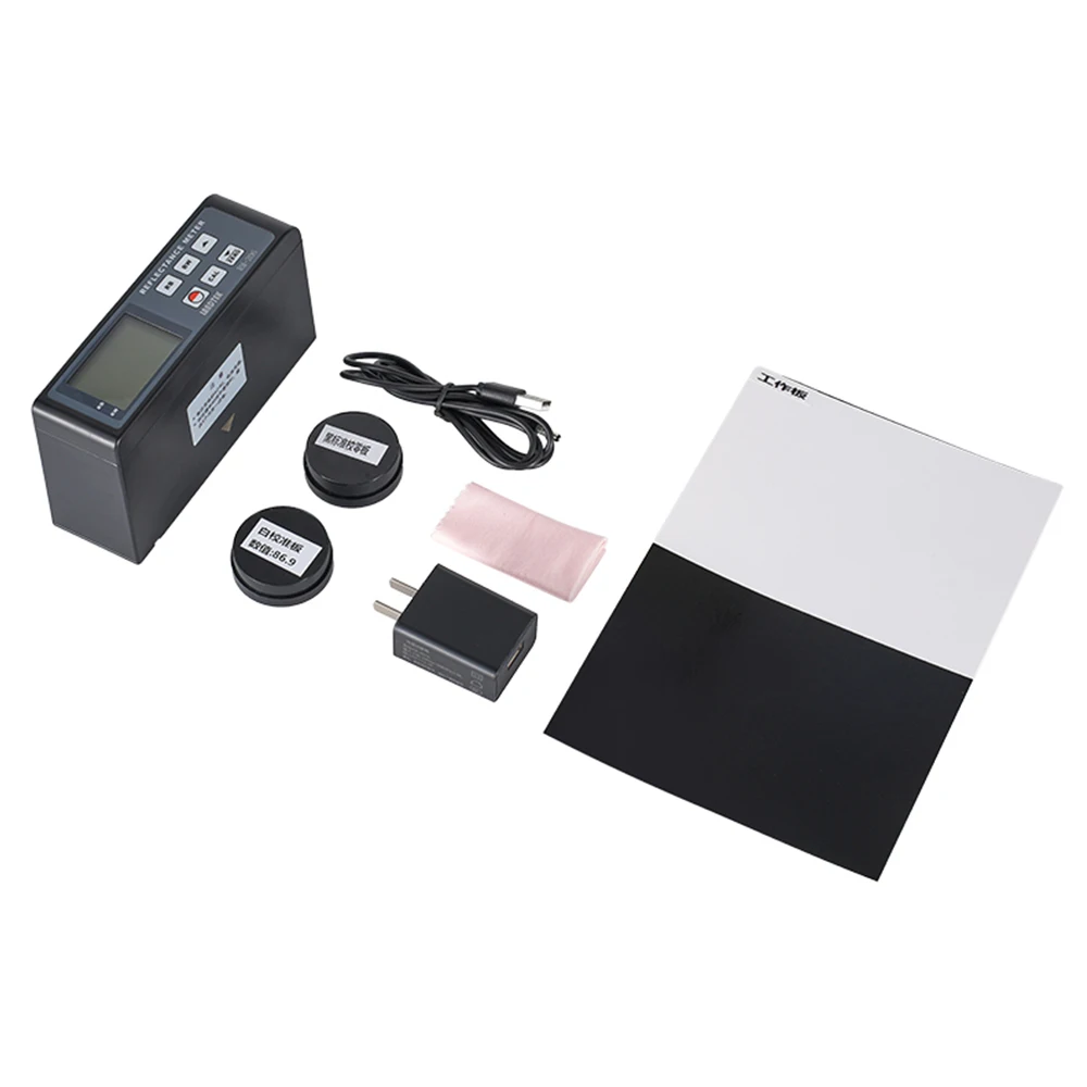 Digital Reflectance meter RM-206 Portable Cryptometer Coverage Rate Meter Paint Ink Masking Plastic Film Transparency Tester