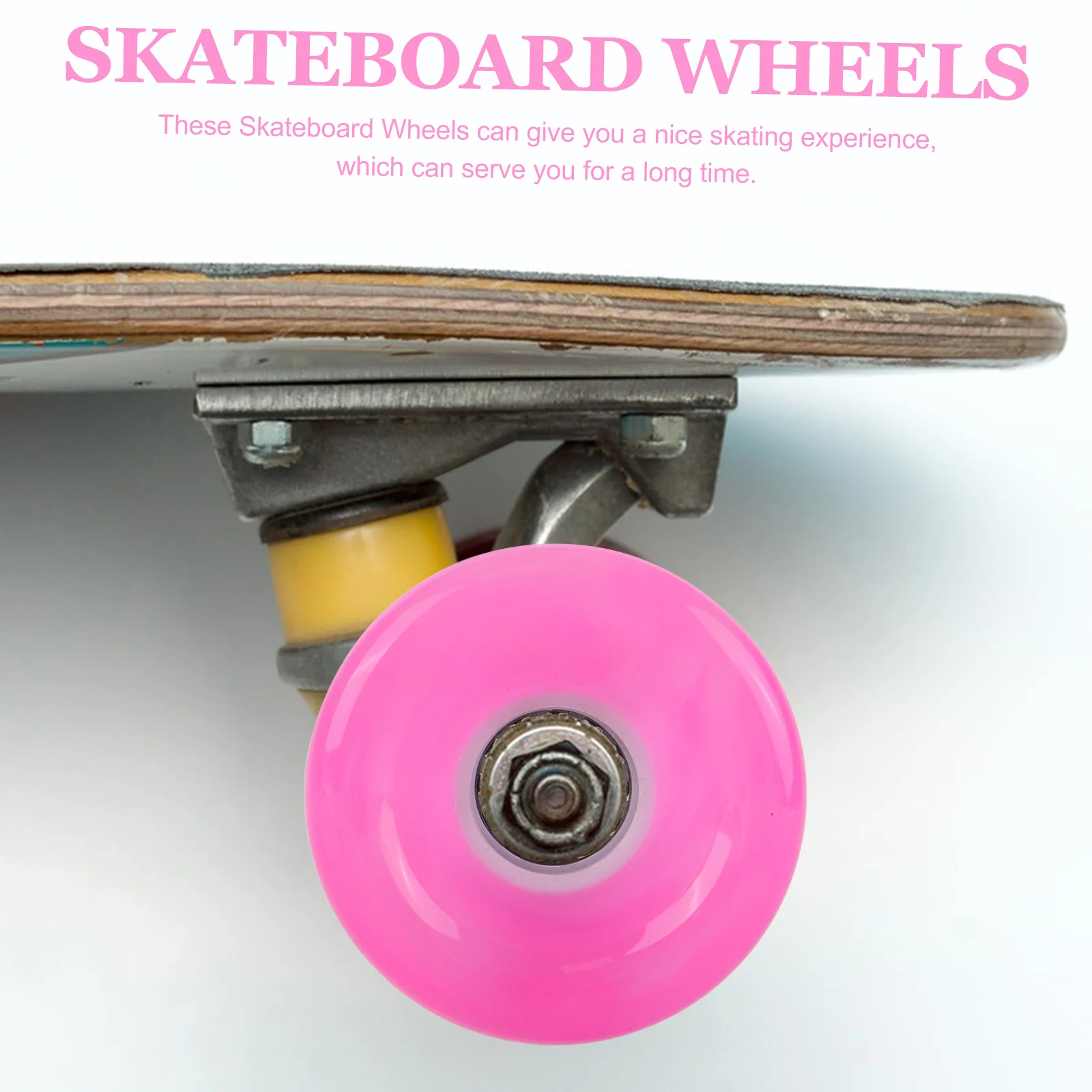 

2pcs Glow In The Dark Skateboard Wheels Pu Replacement Wheel For Longboard Cruiser Wear-Resistant Universal Wheel Easy Install