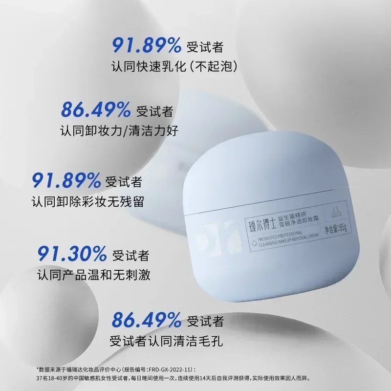 Dr.Alva Remover Cream Facial Makeup Probiotics Ceramide Cleansing SkinCare Moisturizing Gentle Eye Lip Face Original Remover
