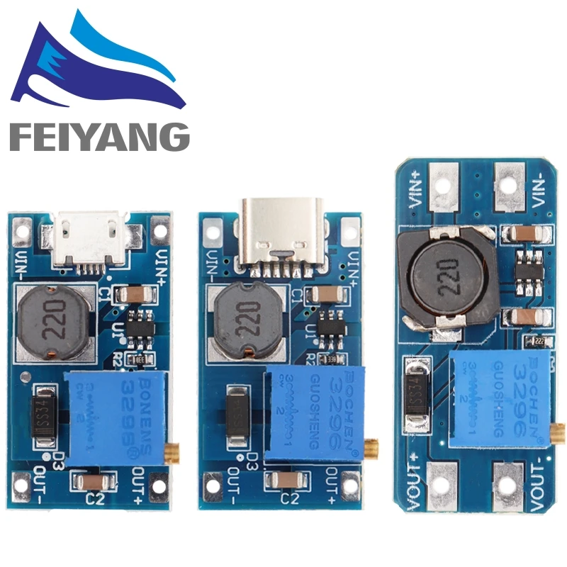 Boost Converter Module 2A with Micro USB
